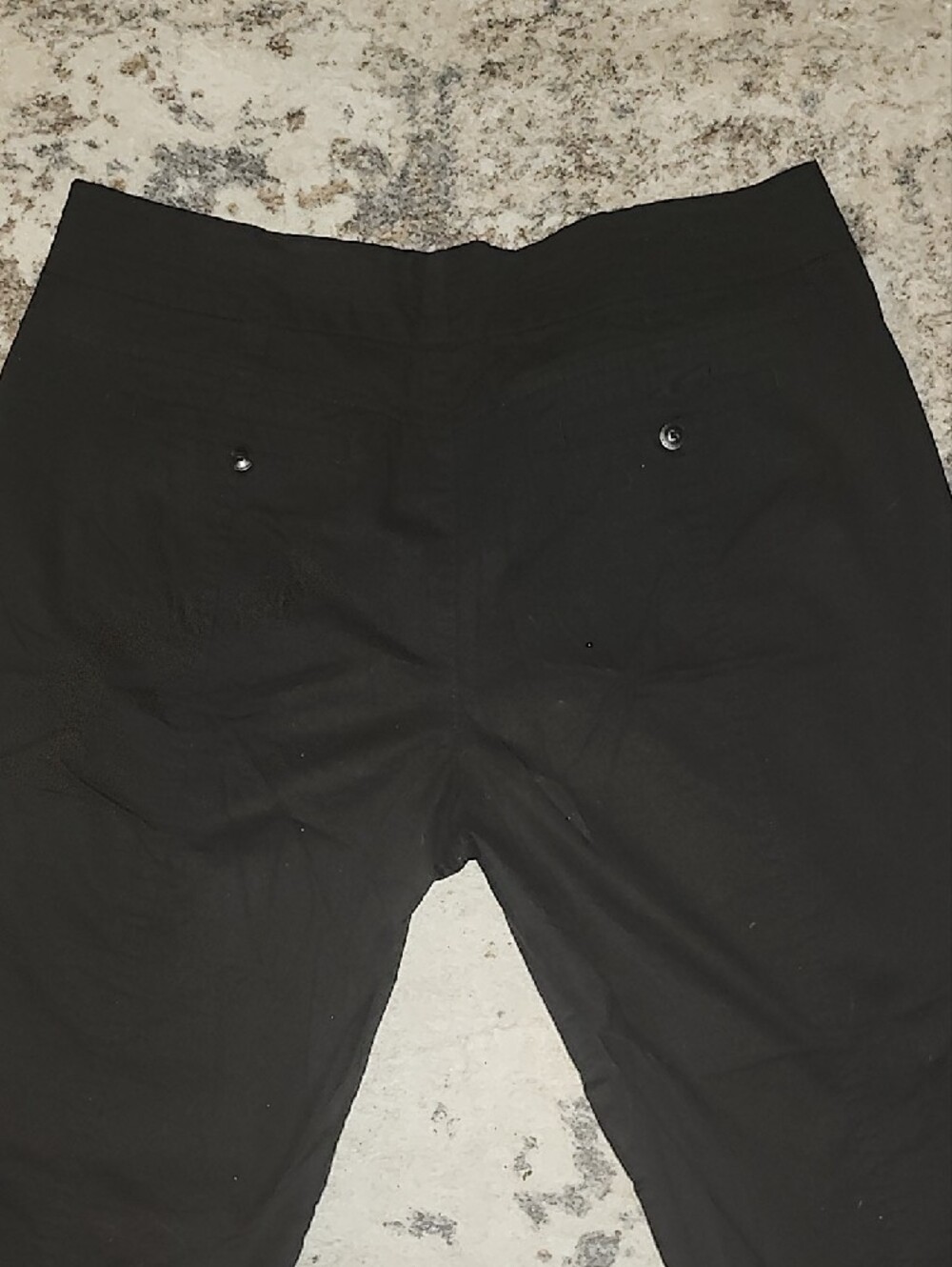 Black Women’s Gloria Vanderbilt Stretch Casual Crop Pants Size 14 - Picture 7 of 7